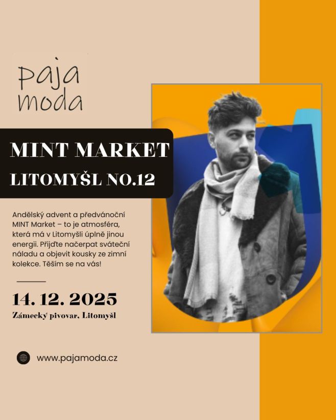 Už příští neděli mě najdete v Litomyšli na @mintmarket.cz — a upřímně, těším se na tu atmosféru už teď. 🎄✨ Zámecký pivovar...